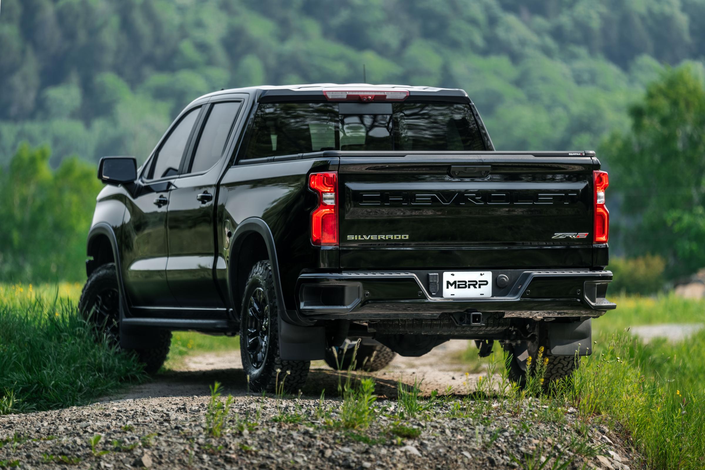 2022-2023 Chevrolet/GMC 1500 Silverado/Sierra ZR2/ ATX4 6.2L Armor Pro T304 Stainless Steel 3 Inch Cat-Back 2.5 Inch Dual Rear Turn Down MBRP