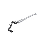 2023-Up Colorado/Canyon 2.7L Black-Coated Aluminized Steel 3 Inch Cat-Back Exhaust Single Side Exit with Tip Armor BLK MBRP