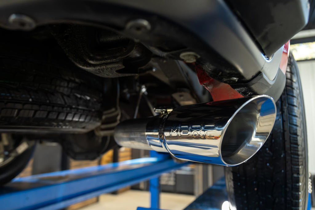 2019-Present Silverado/Sierra 1500 2.7L Aluminized Steel 3 Inch Cat-Back Single Side Exit Armor Lite MBRP