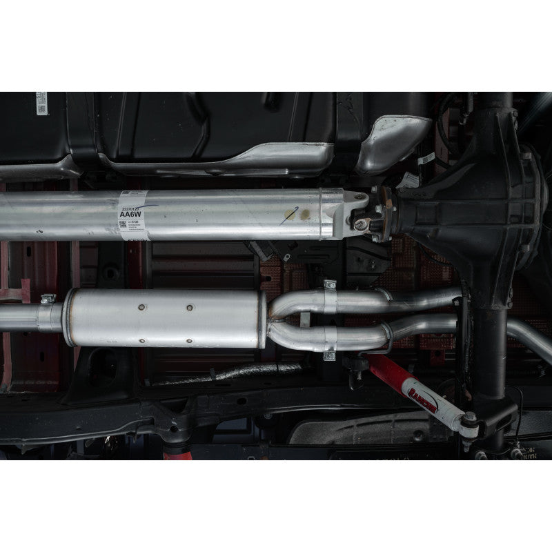 2.5 Inch Cat Back Exhaust System For 19-up Silverado/Sierra 1500 6.2L, 2022 Silverado LTD/ Sierra Limited 6.2L Dual Rear Aluminized Steel MBRP