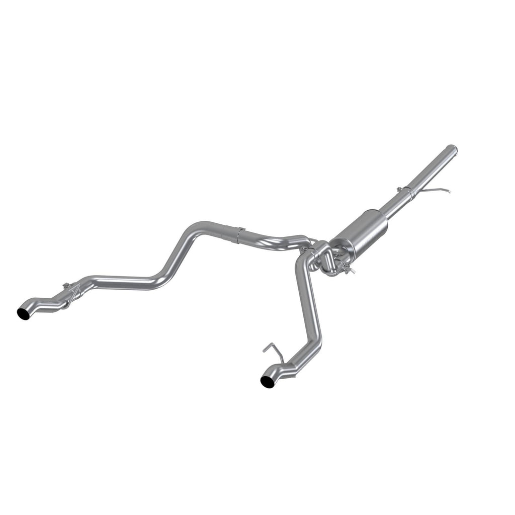 2.5 Inch Cat Back Exhaust System For 19-Up Silverado/Sierra 1500 5.3L and 2022 Silverado LTD/ Sierra Limited 5.3L Dual Rear T409 Stainless Steel MBRP