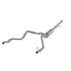 2.5 Inch Cat Back Exhaust System For 19-Up Silverado/Sierra 1500 5.3L and 2022 Silverado LTD/ Sierra Limited 5.3L Dual Rear T409 Stainless Steel MBRP