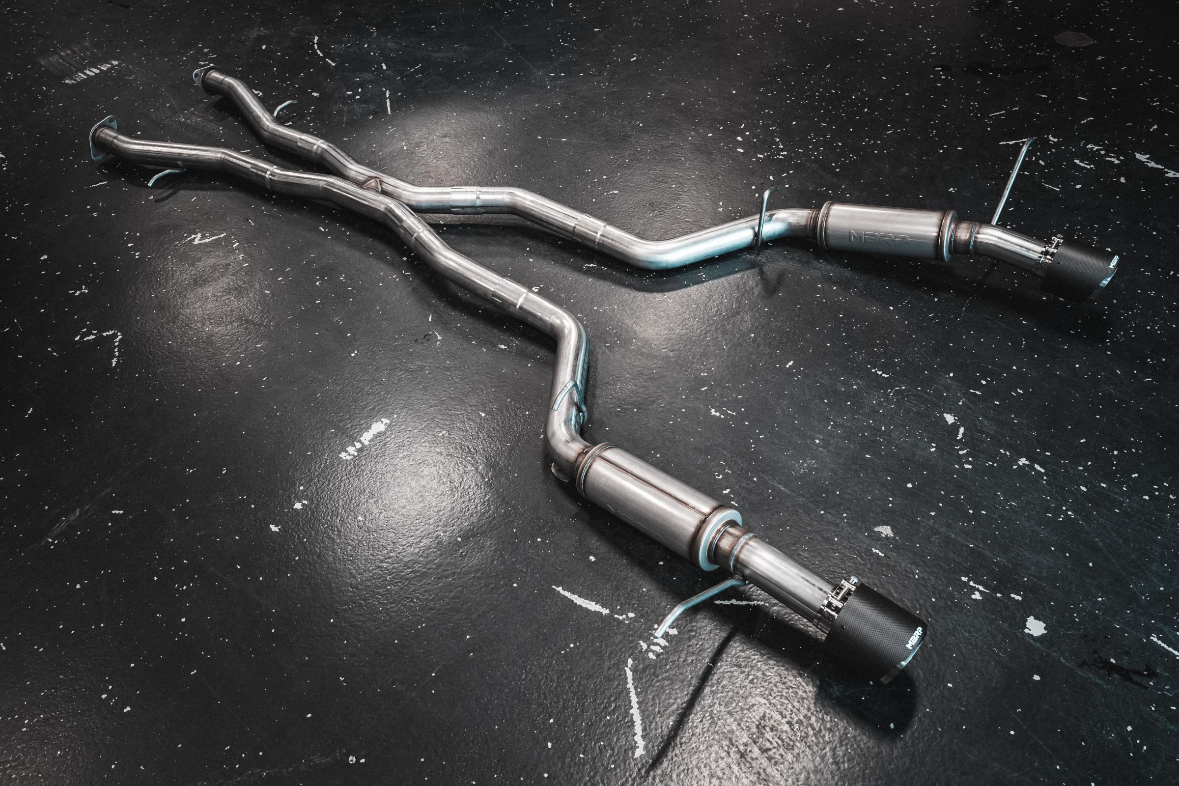 2018-2024 Dodge Durango SRT SRT Hellcat 6.2L/6.4L Armor Lite Aluminized Steel 3 Inch Cat-Back Dual Rear Exit MBRP