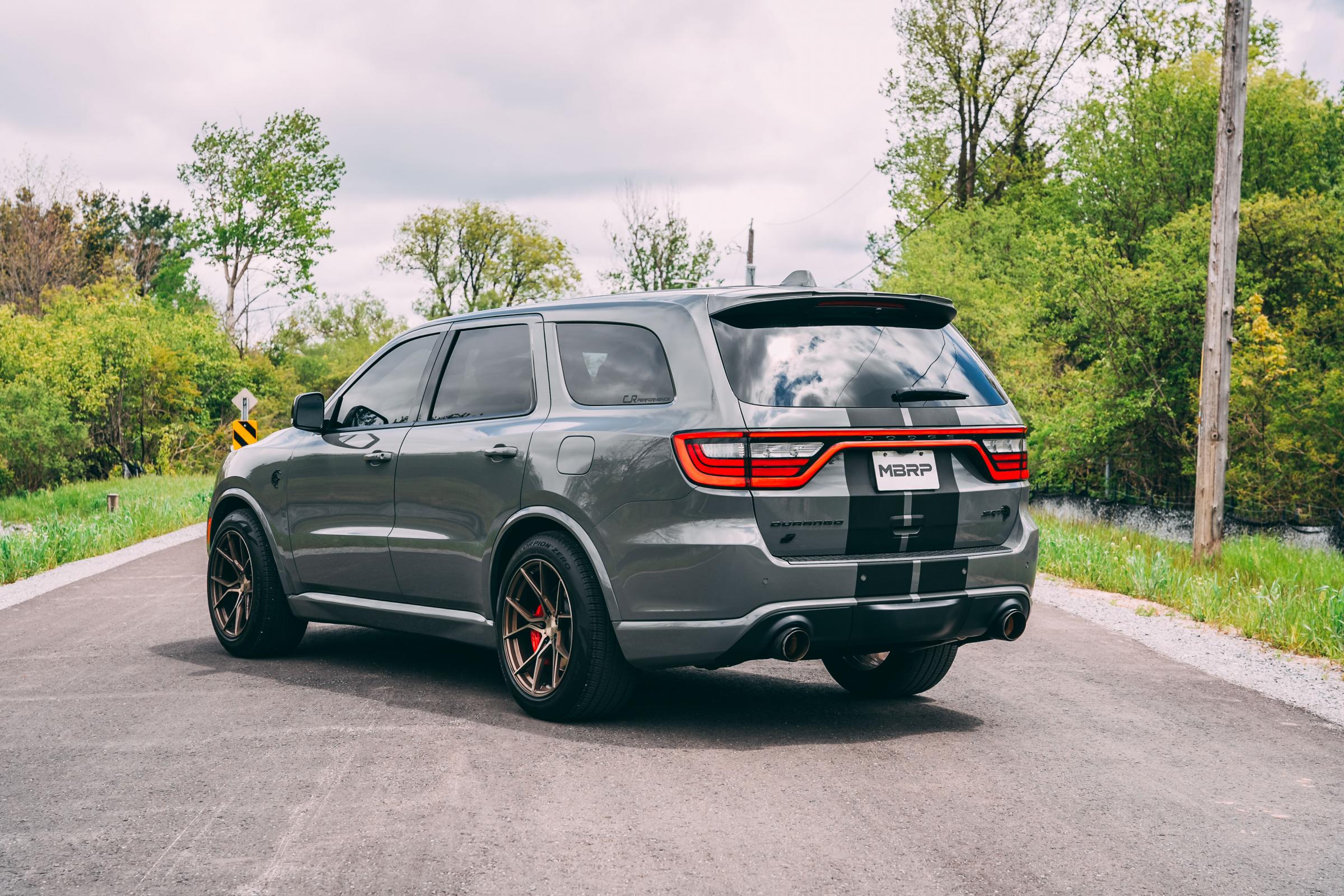 2018-Up Dodge Durango SRT SRT Hellcat 6.2L/6.4L Armor Lite Aluminized Steel 3 Inch Cat-Back Dual Rear Exit MBRP