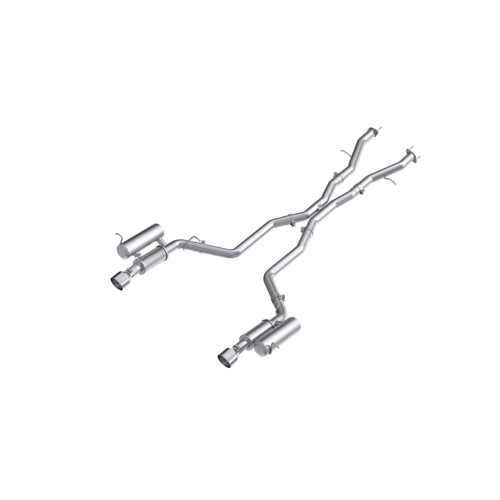 11-Present Dodge Durango 5.7L, Armor Lite 3-Inch Cat-Back Dual Split Rear, Street Profile MBRP