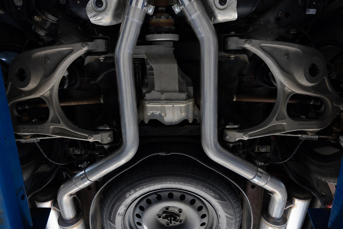 11-Present Dodge Durango 5.7L, Armor Lite 3-Inch Cat-Back Dual Split Rear, Street Profile MBRP