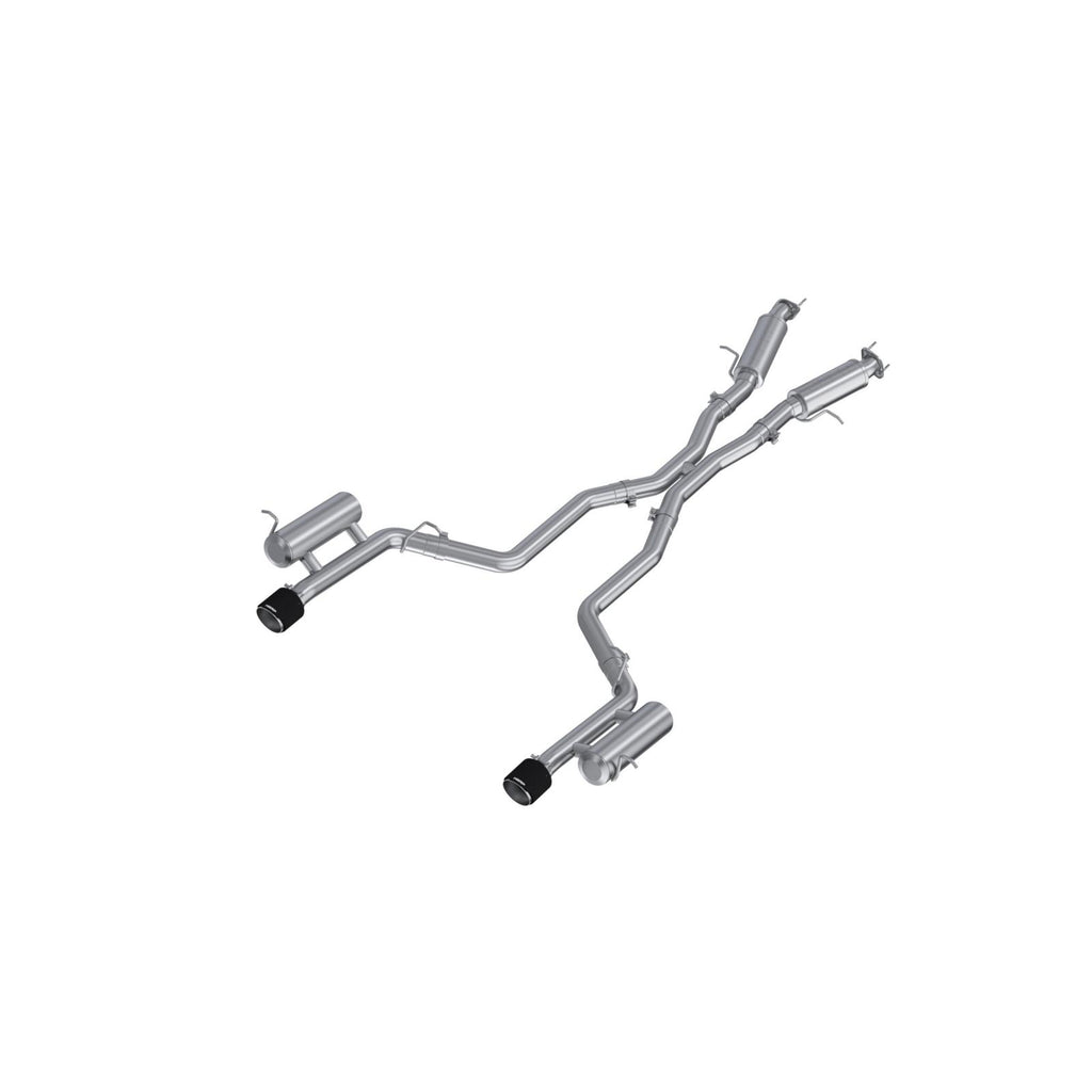 11-Present Dodge Durango 3.6L, Armor Pro 3-Inch Cat-Back Dual Split Rear with CF Tips, Street Profile MBRP