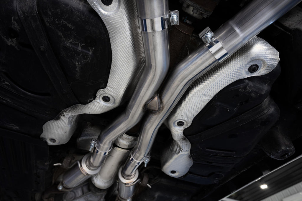 11-Present Dodge Durango 3.6L, Armor Pro 3-Inch Cat-Back Dual Split Rear with CF Tips, Street Profile MBRP