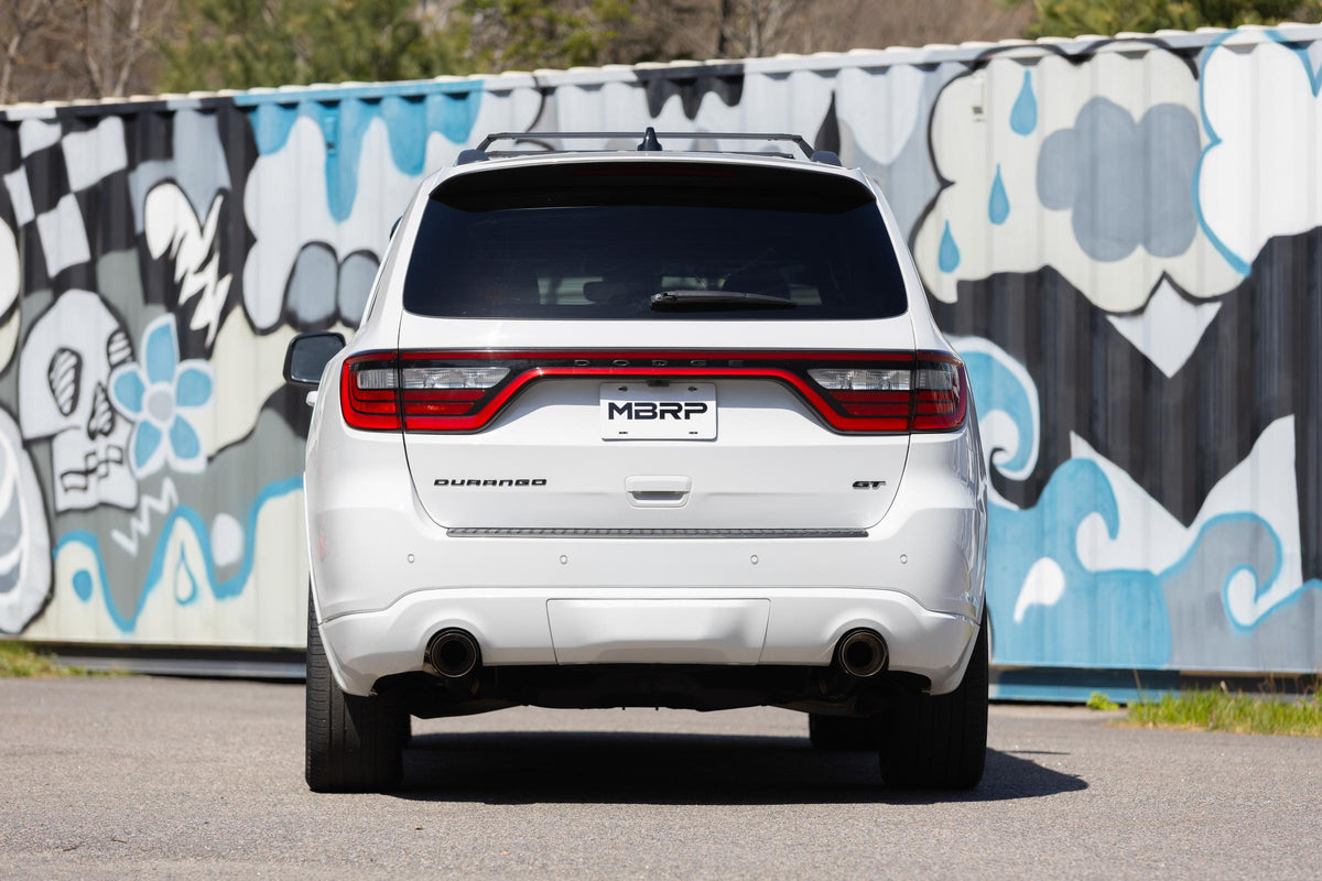 11-Present Dodge Durango 3.6L, Armor Pro 3-Inch Cat-Back Dual Split Rear with CF Tips, Street Profile MBRP