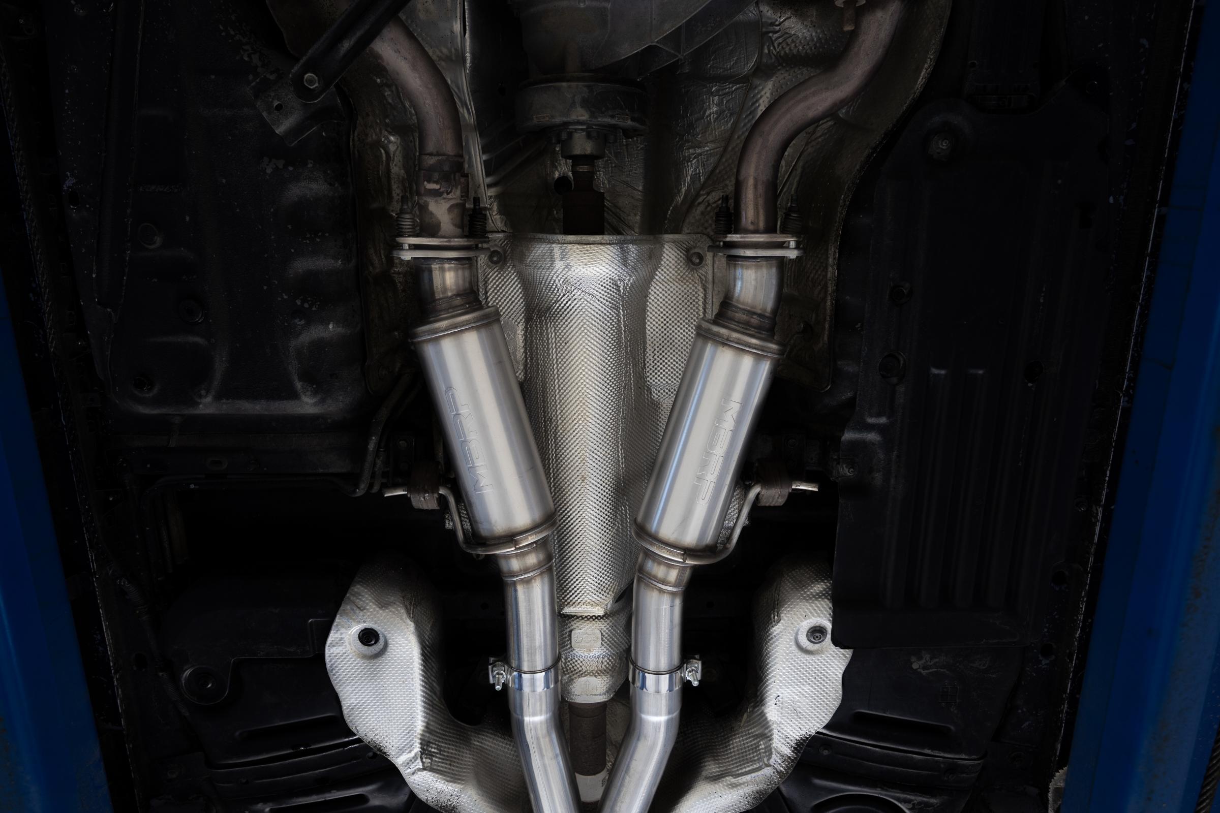 11-Present Dodge Durango 3.6L, Armor Lite 3-Inch Cat-Back Dual Split Rear, Street Profile MBRP