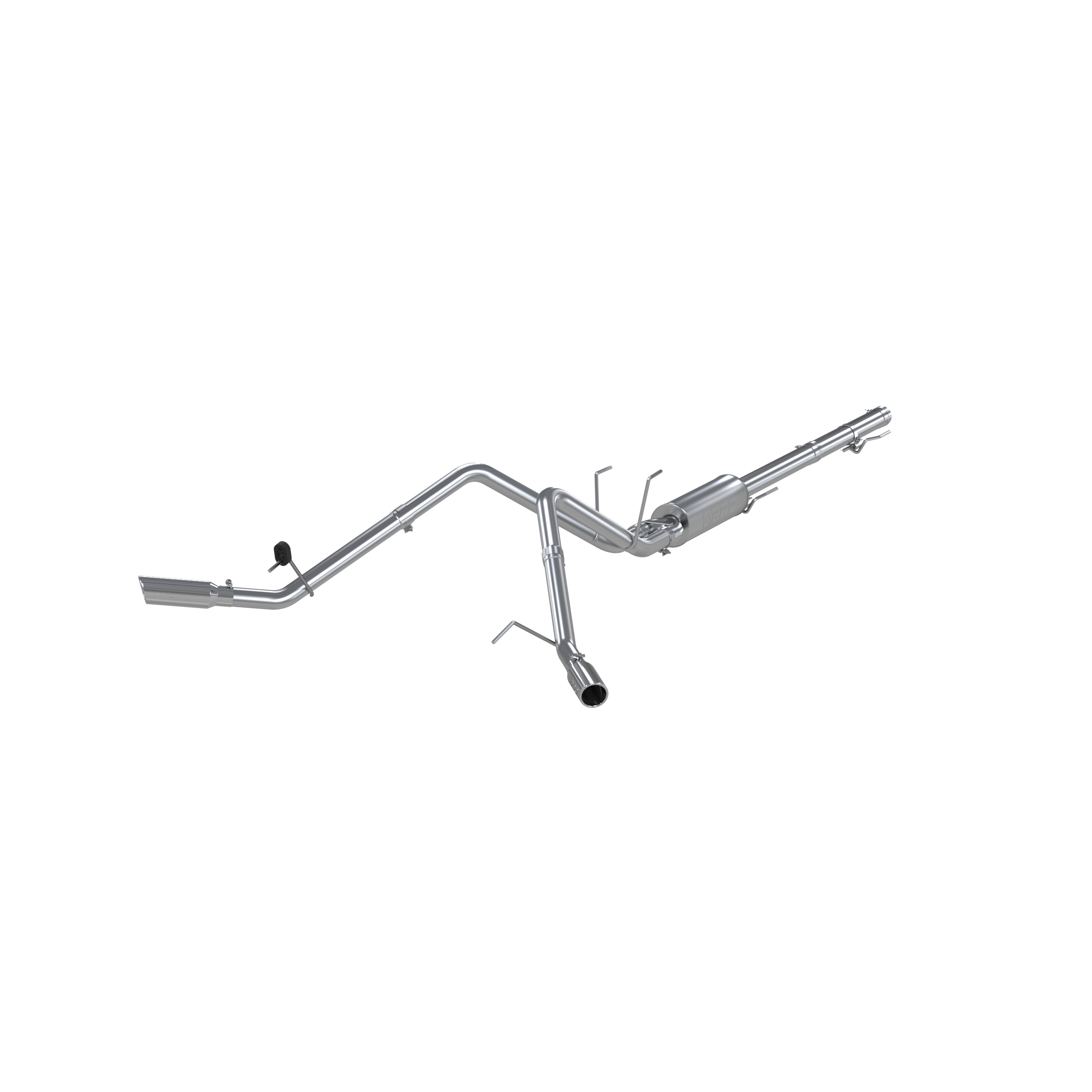 Cat Back Exhaust System Dual Split Side Aluminized Steel For 09-18 RAM 1500 5.7L/ 2019-24 RAM 1500 Classic 5.7L MBRP