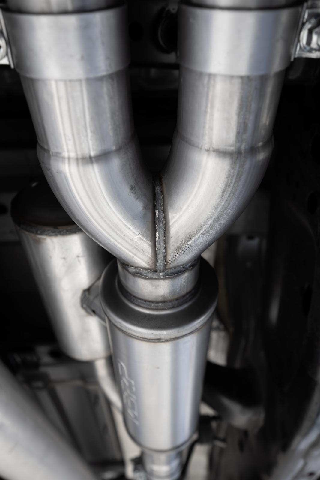 2025-Up Ram 1500 3.0L SST SO Armor Pro 3 inch Cat-back 2.5 Inch Dual Split Rear Exhaust with Polished Tips MBRP