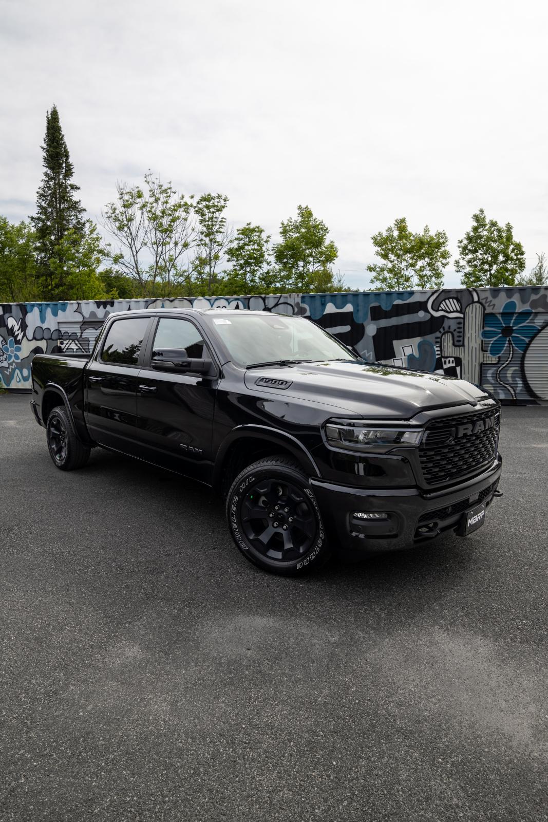 2025 Ram 1500 3.0L SST SO Armor BLK 3 inch Cat-back 2.5 Inch Dual Split Rear Exhaust with Black Tips MBRP