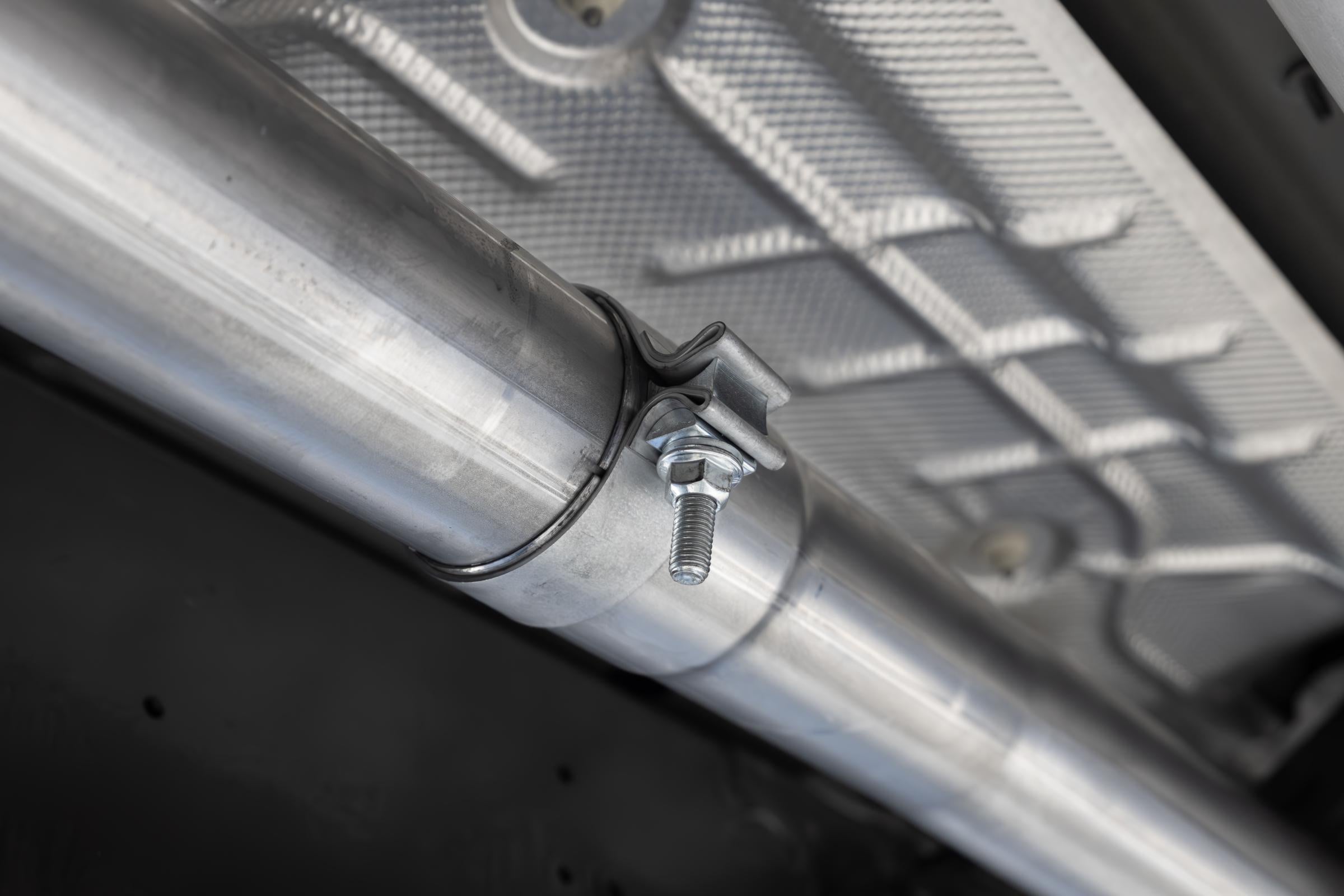 2025 Ram 1500 3.0L SST SO Armor BLK 3 inch Cat-back 2.5 Inch Dual Split Rear Exhaust with Black Tips MBRP