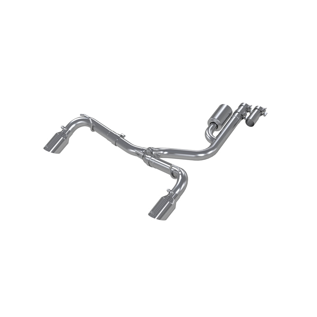 21-24 Ford Bronco Sport 2.0L EcoBoost Aluminized Steel 2.5 Inch Resonator-Back Dual Split Rear Exit MBRP Exhaust System