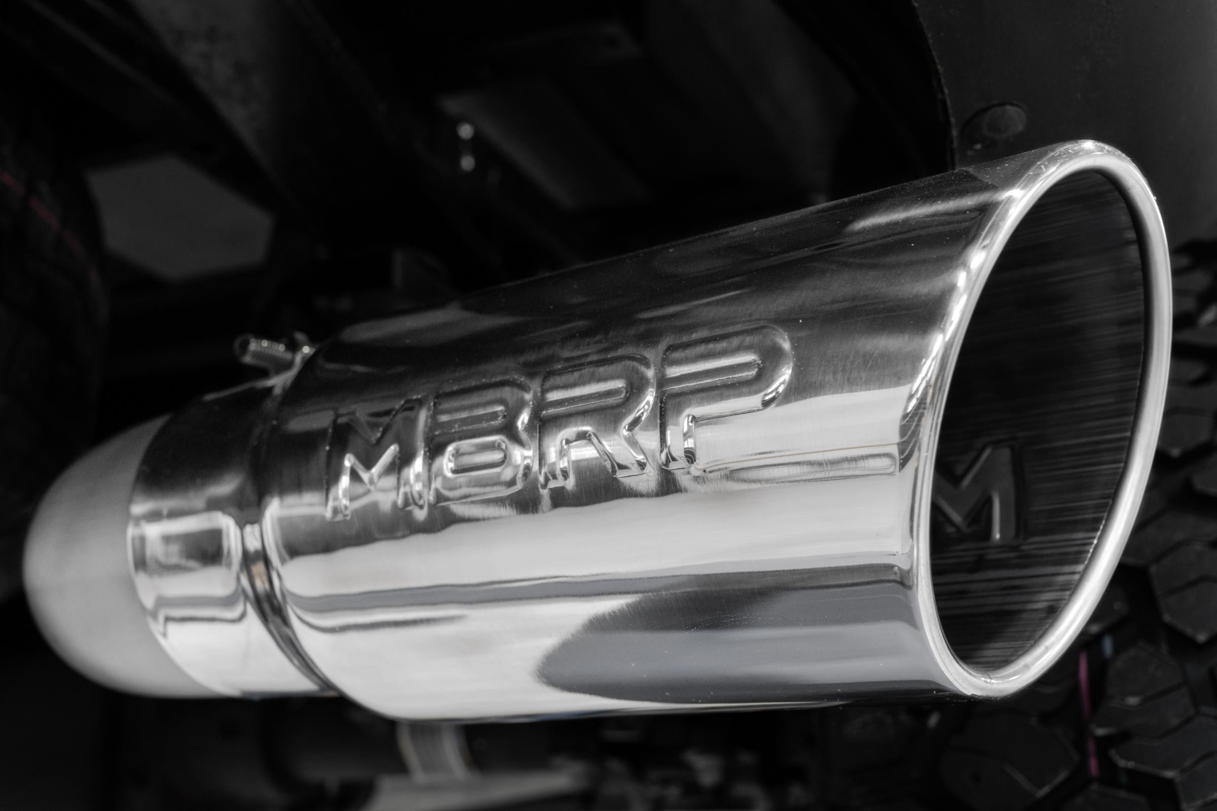 21-Up Ford F-150 4 Inch Cat Back Single Side Race version T409 Stainless Steel Exhaust System MBRP