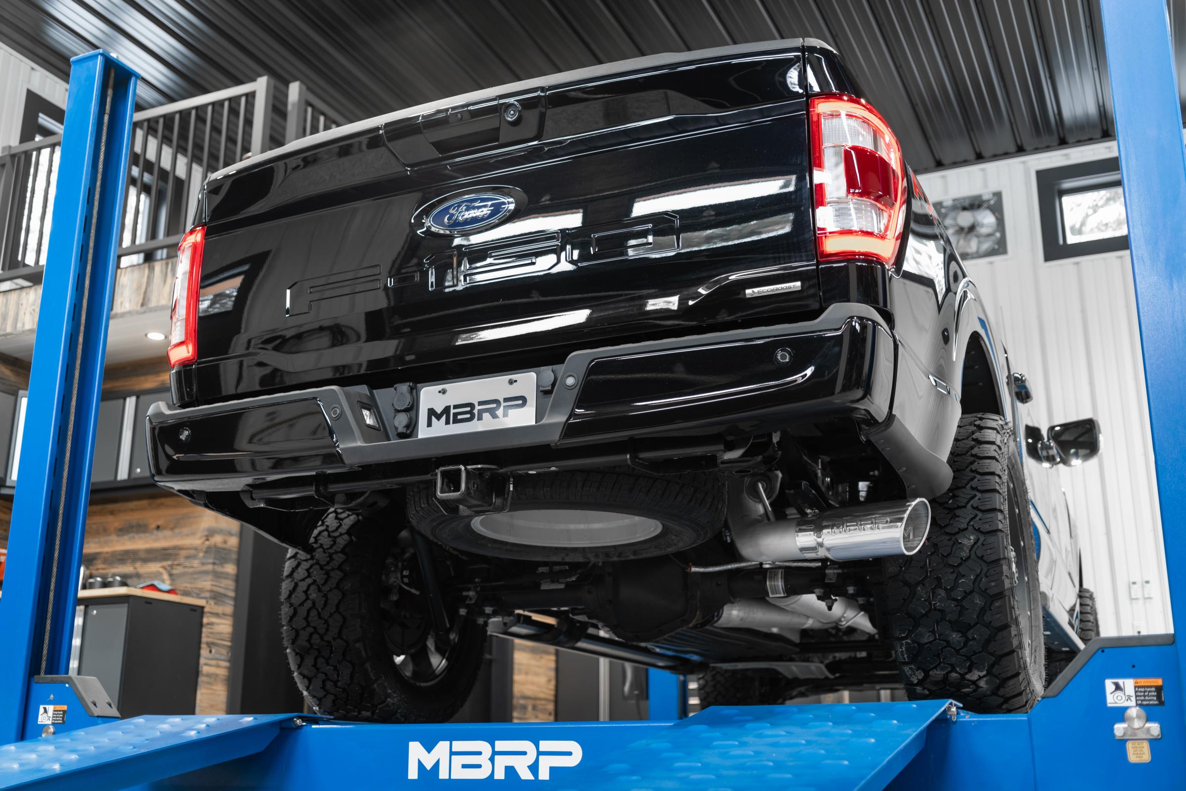 21-Up Ford F-150 4 Inch Cat Back Single Side Race Version Aluminized Steel Exhaust System MBRP