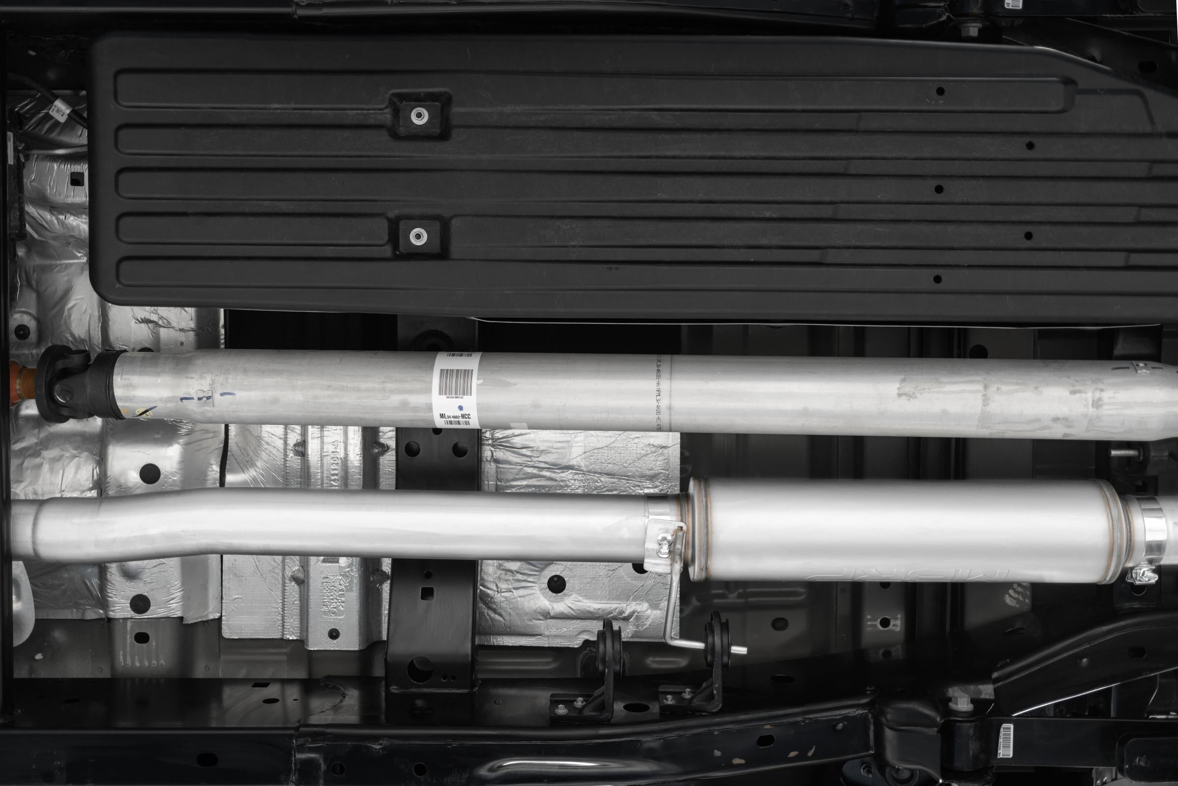 21-Up Ford F-150 4 Inch Cat Back Single Side Race Version Black Coated- Aluminized Steel Exhaust System MBRP