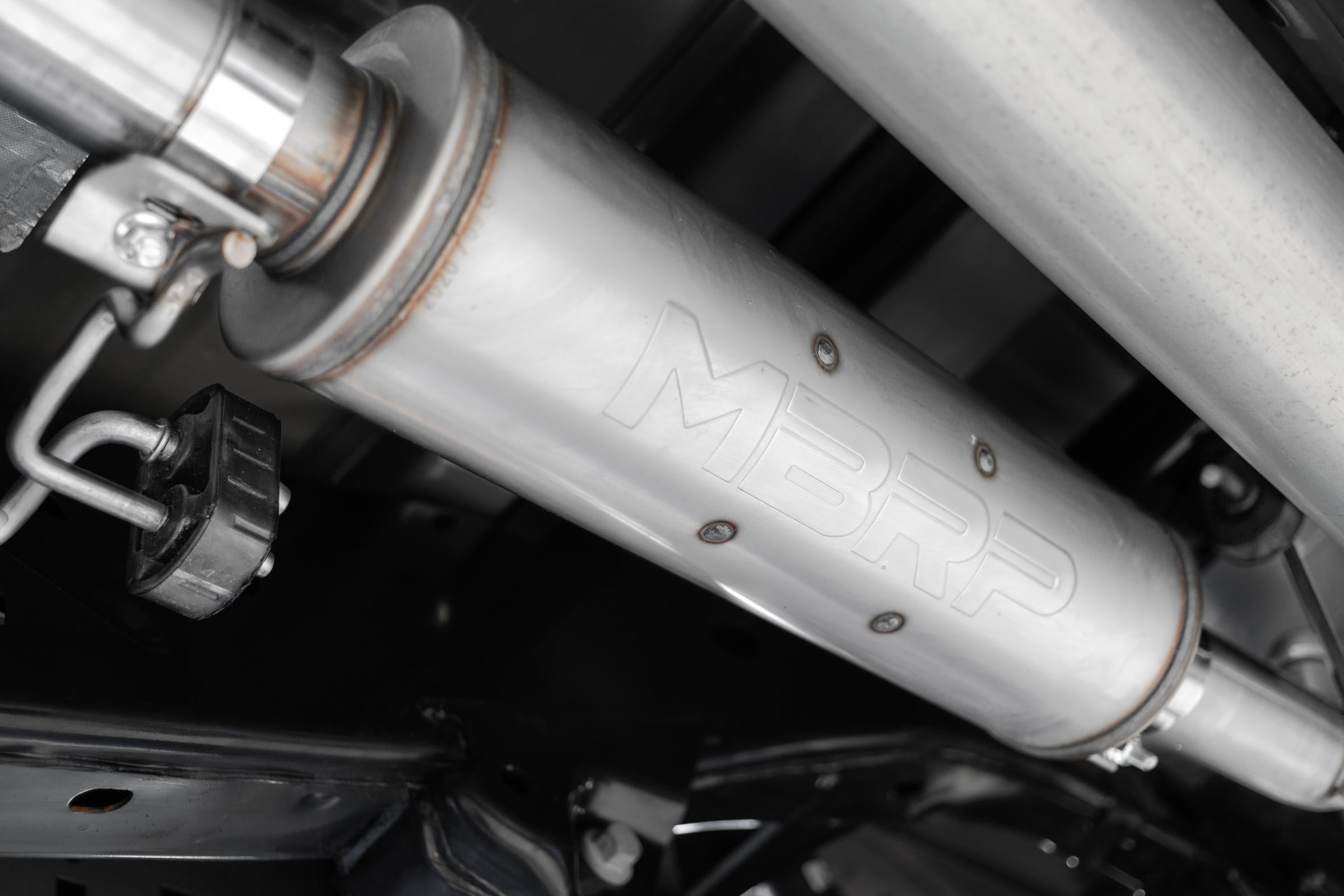 21-Up Ford F-150 Armor Pro Series T304 Stainless Steel 3 Inch Cat-Back Single Side Exhaust System MBRP