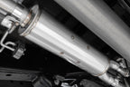 21-Up Ford F-150 Black Coated Aluminized Steel 3 Inch Cat-Back 2.5 Inch Dual Split Rear Exhaust System MBRP