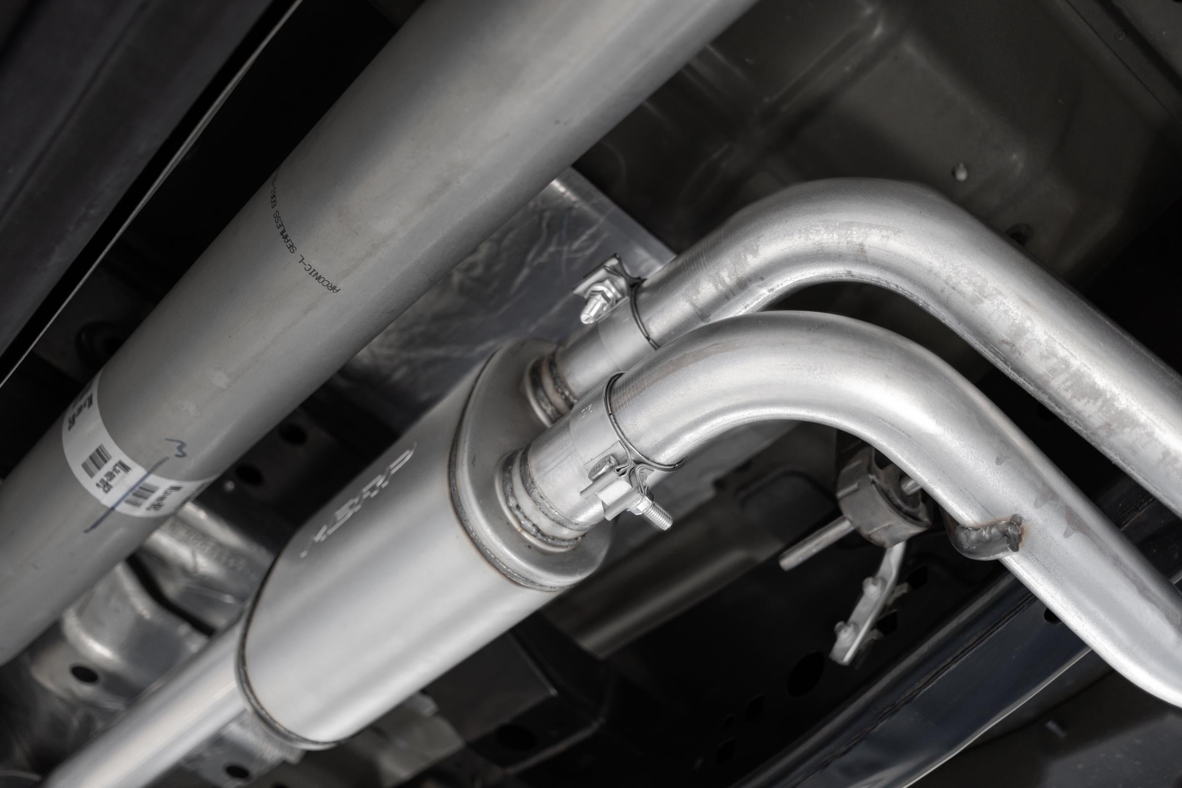 3 inch Cat-Back 2.5 inch Dual Pre-Axle (Race Profile) Black Coated  21-Up F-150 MBRP