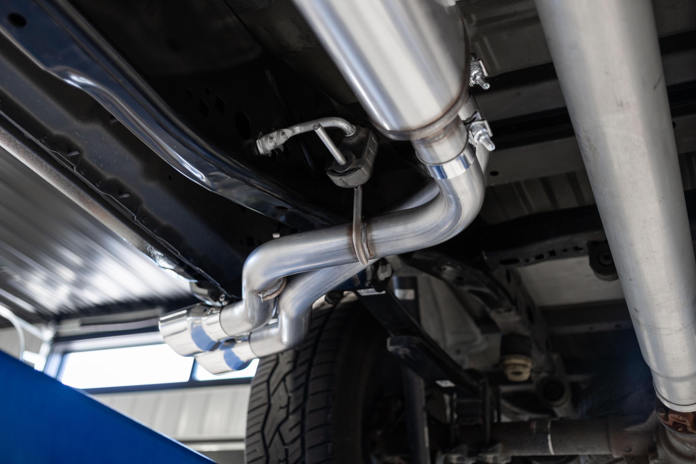 3 inch Cat-Back 2.5 inch Dual Pre-Axle (Street Profile) 21-UP F-150 Black Coated MBRP