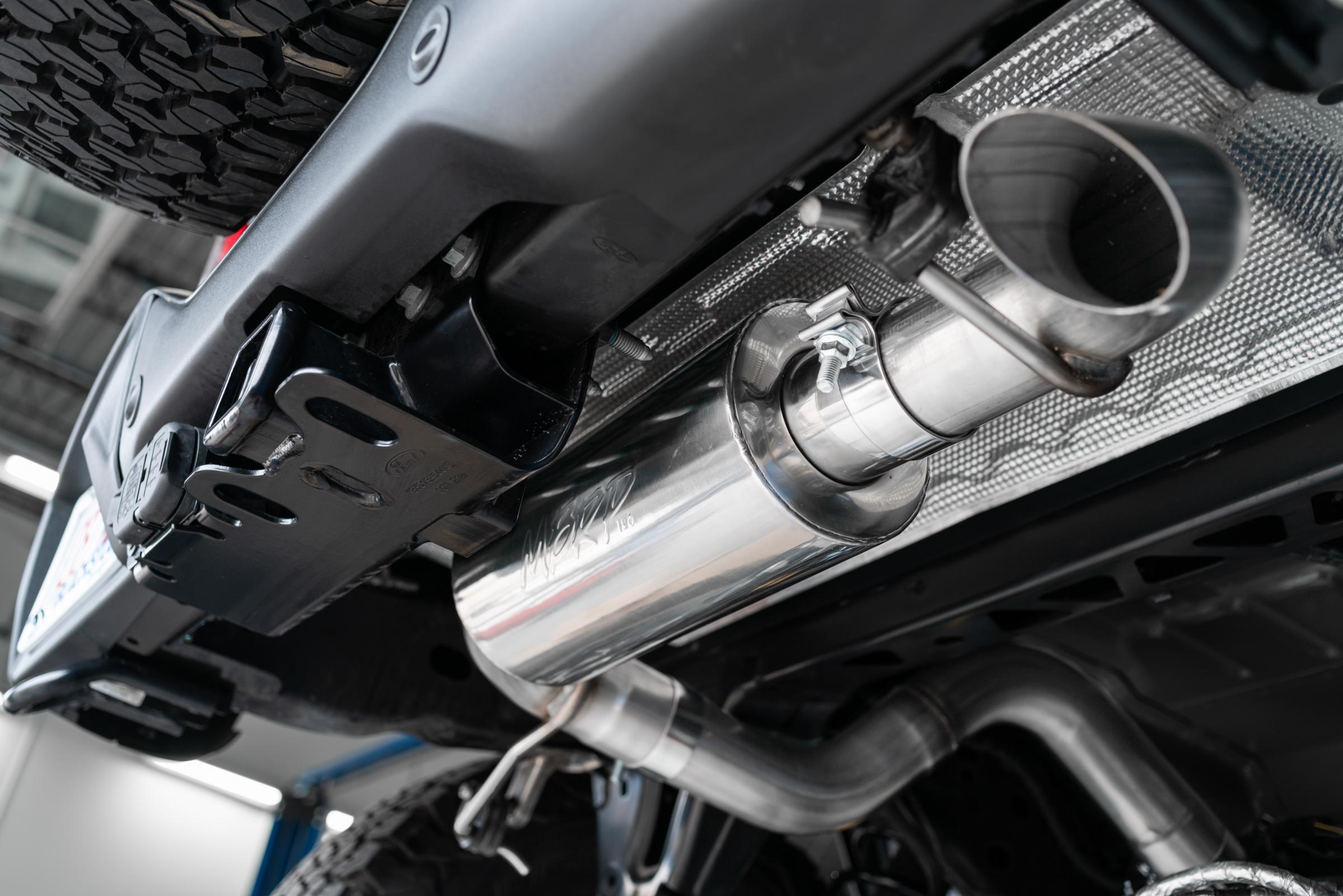 3 inch Cat-Back Single High Clearance Rear Exit 2021-Up Ford Bronco T304 Stainless Steel MBRP