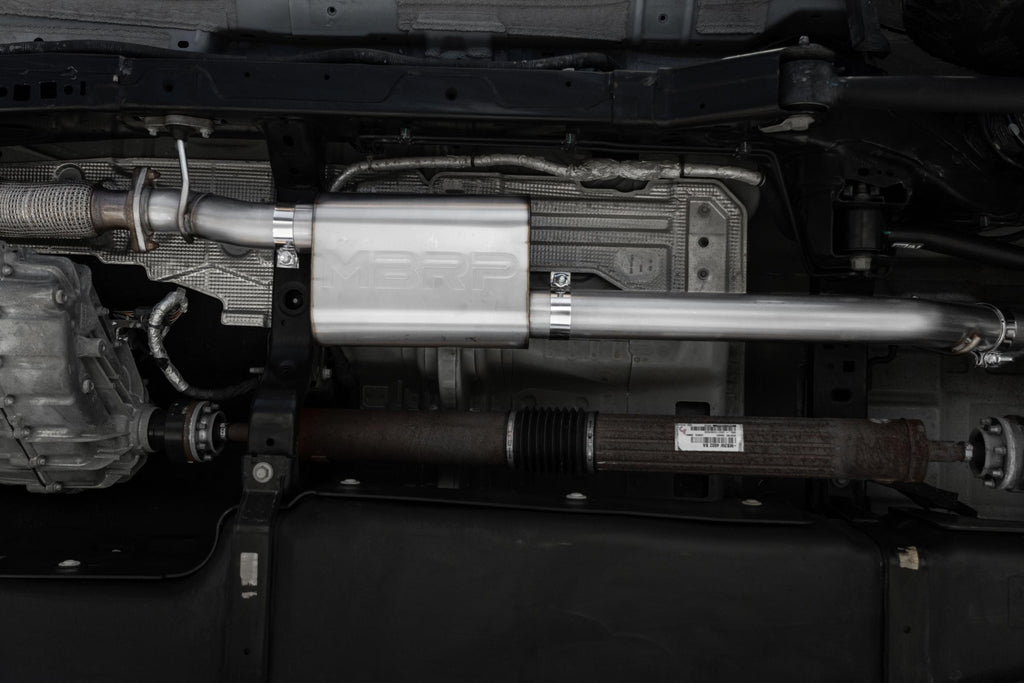 21-Up Ford Bronco 2.3L/2.7L EcoBoost 2/4-Door Aluminized Steel 3 Inch Cat-Back Dual Split Rear MBRP