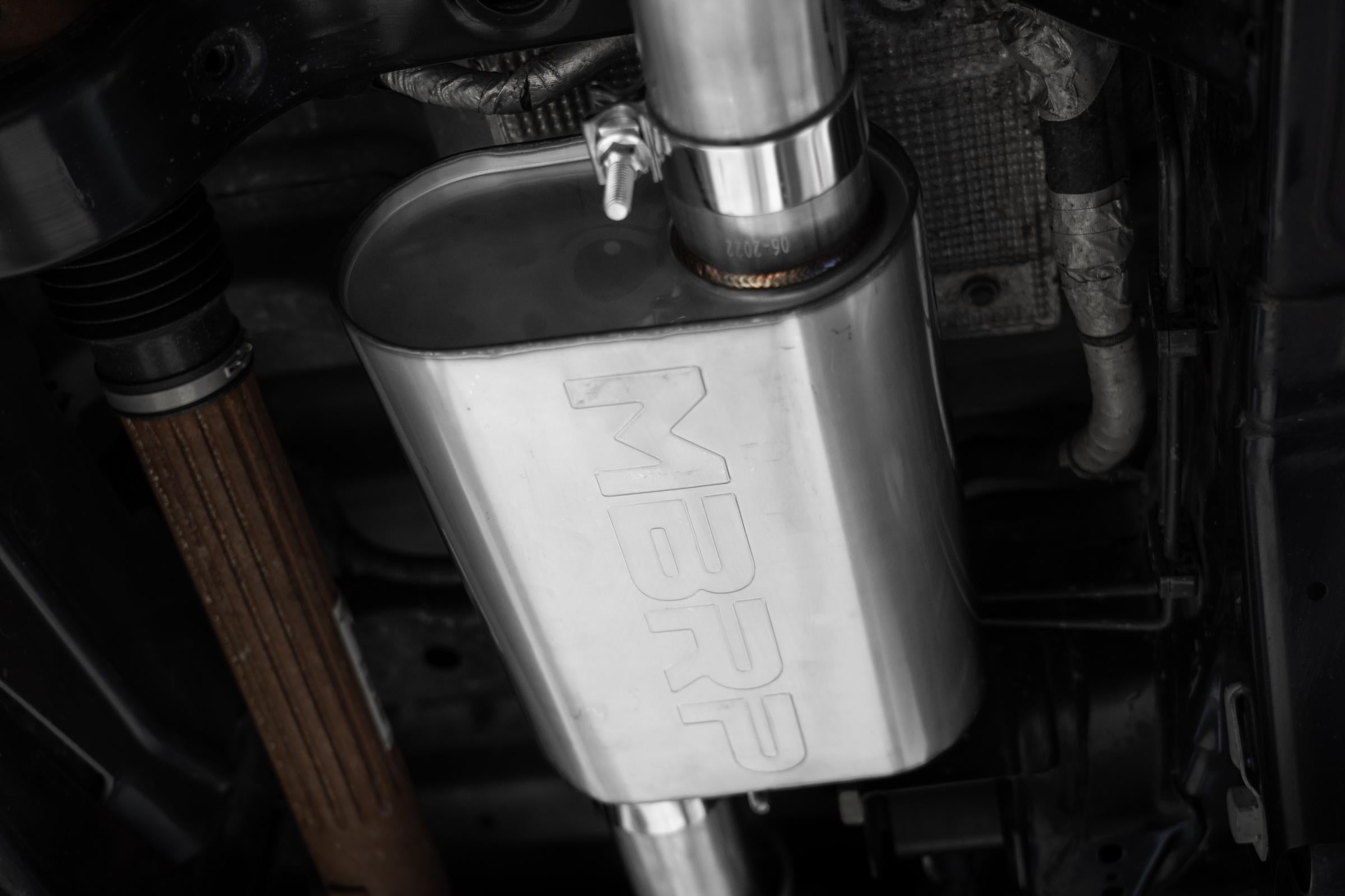 2021-Up Ford Bronco 2.3L/2.7L T304 Stainless Steel 3 Inch Cat-Back Single High Clearance Rear Exit Touring Armor Pro MBRP