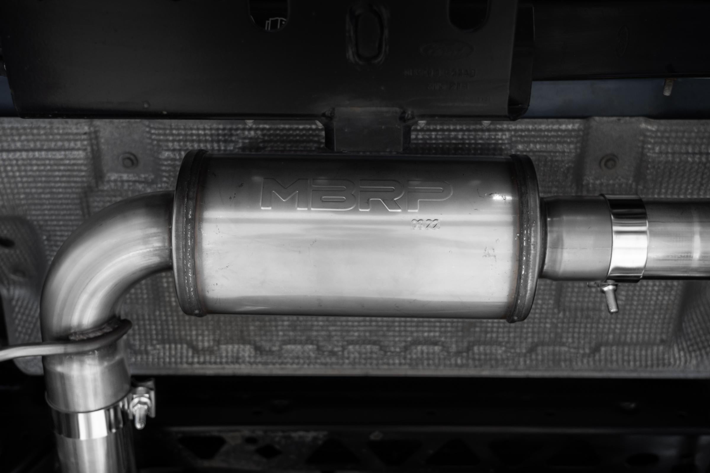 2021-Up Ford Bronco 2.3L/2.7L T304 Stainless Steel 3 Inch Cat-Back Single High Clearance Rear Exit Touring Armor Pro MBRP