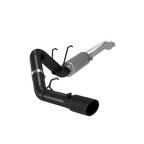 Ford 4 Inch Exhaust Resonator Back Single Side Exit Armor BLK For 17-Up Ford F250/F350 MBRP