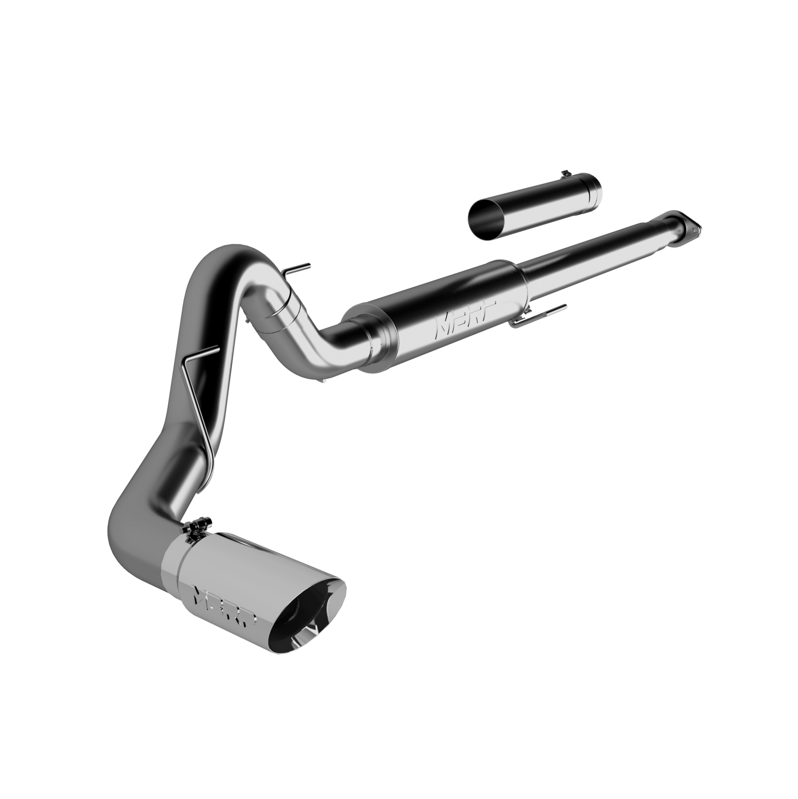 4 Inch Cat Back Exhaust System Single T304 Stainless Steel For 15-20 Ford F-150 2.7L/3.5L EcoBoost Excludes 19 F150 Limited MBRP