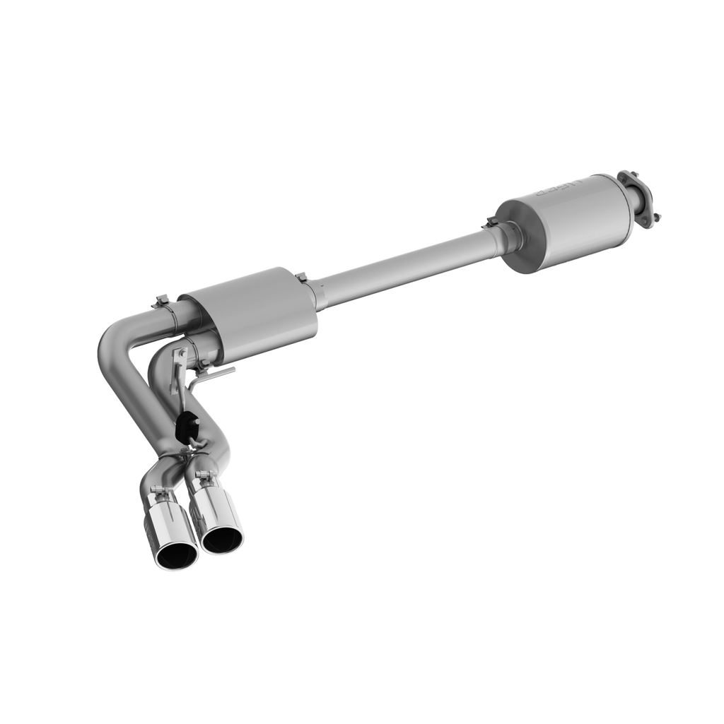 3 Inch Cat Back Exhaust System Pre-Axle Dual Outlet T304 Stainless Steel Street Version For 15-20 Ford F-150 MBRP