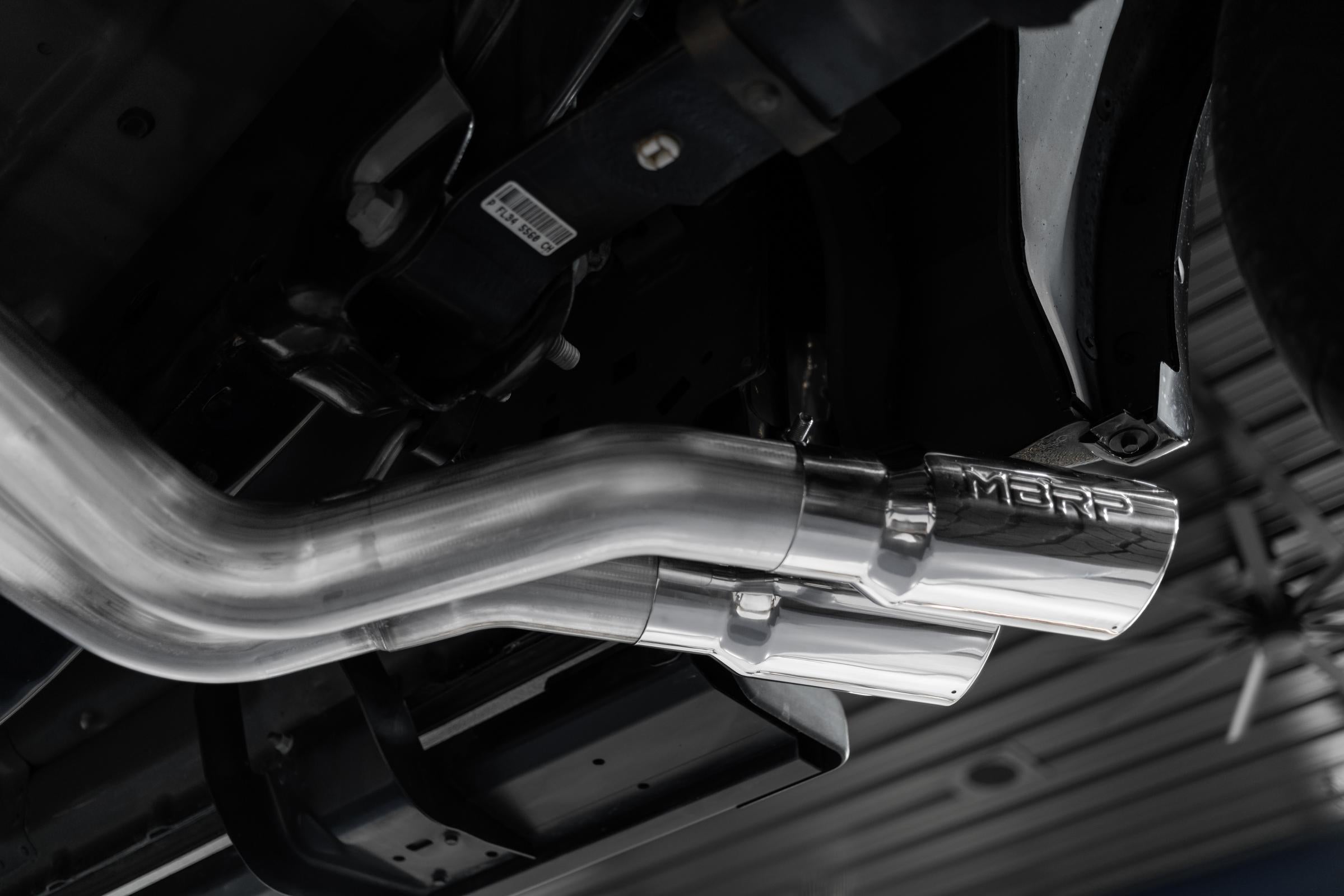 3 Inch Cat Back Exhaust System For 15-20 Ford F-150 Pre Axle Dual Outlet Aluminized Steel Street Version MBRP