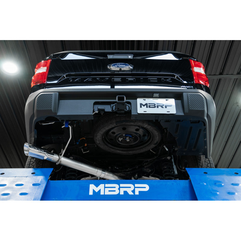 2022-Up Ford Maverick 2.0L EcoBoost AWD T304 Stainless Steel 3 Inch Cat-Back Single Side Exit MBRP