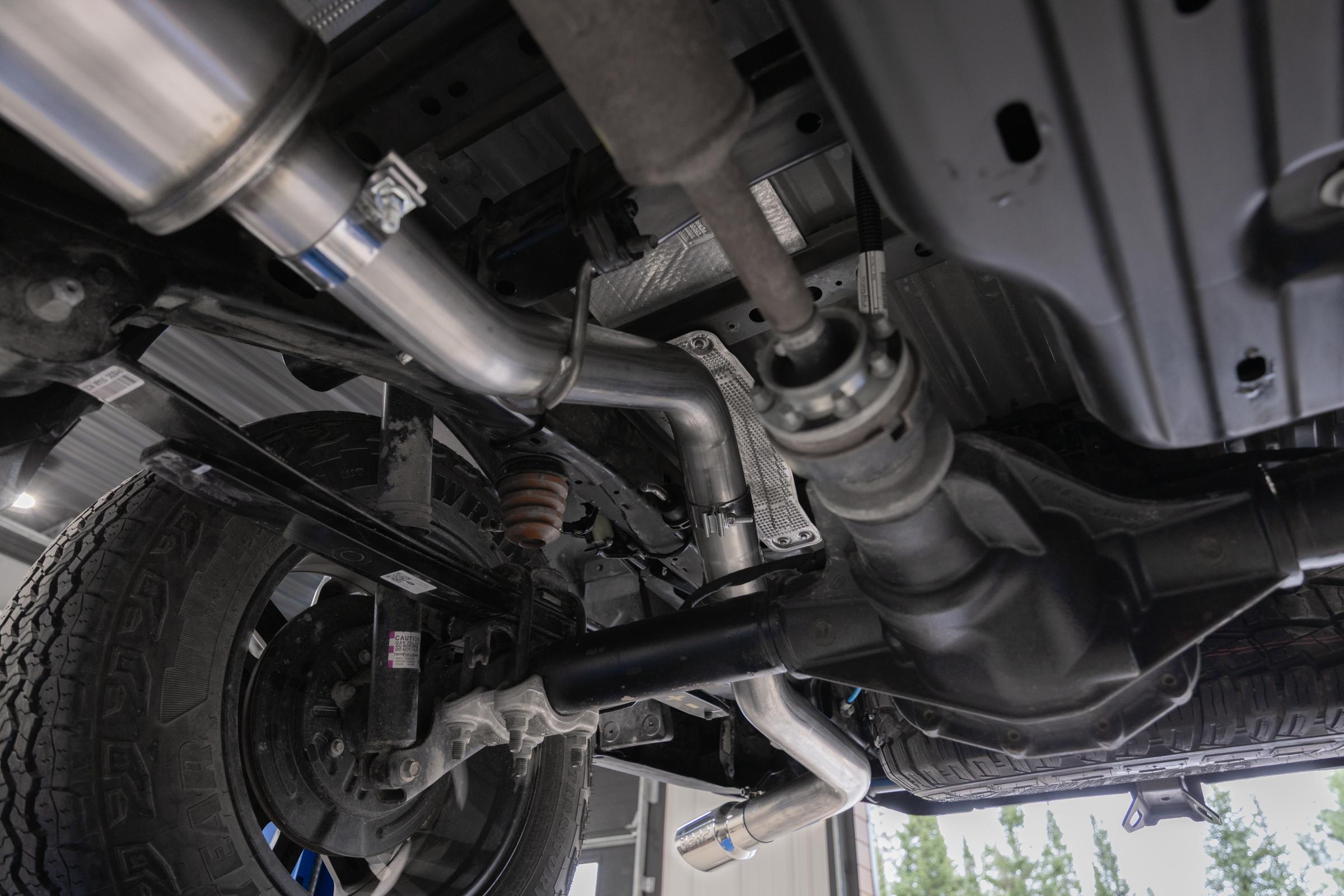 2024-Up Ford Ranger 2.3L Ecoboost Armor Pro T304SS 3-Inch Cat-Back Single Side Exit with Polished Tip MBRP
