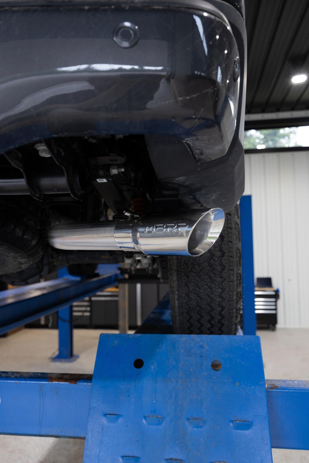 2024-Up Ford Ranger 2.3L Ecoboost Armor Pro T304SS 3-Inch Cat-Back Single Side Exit with Polished Tip MBRP