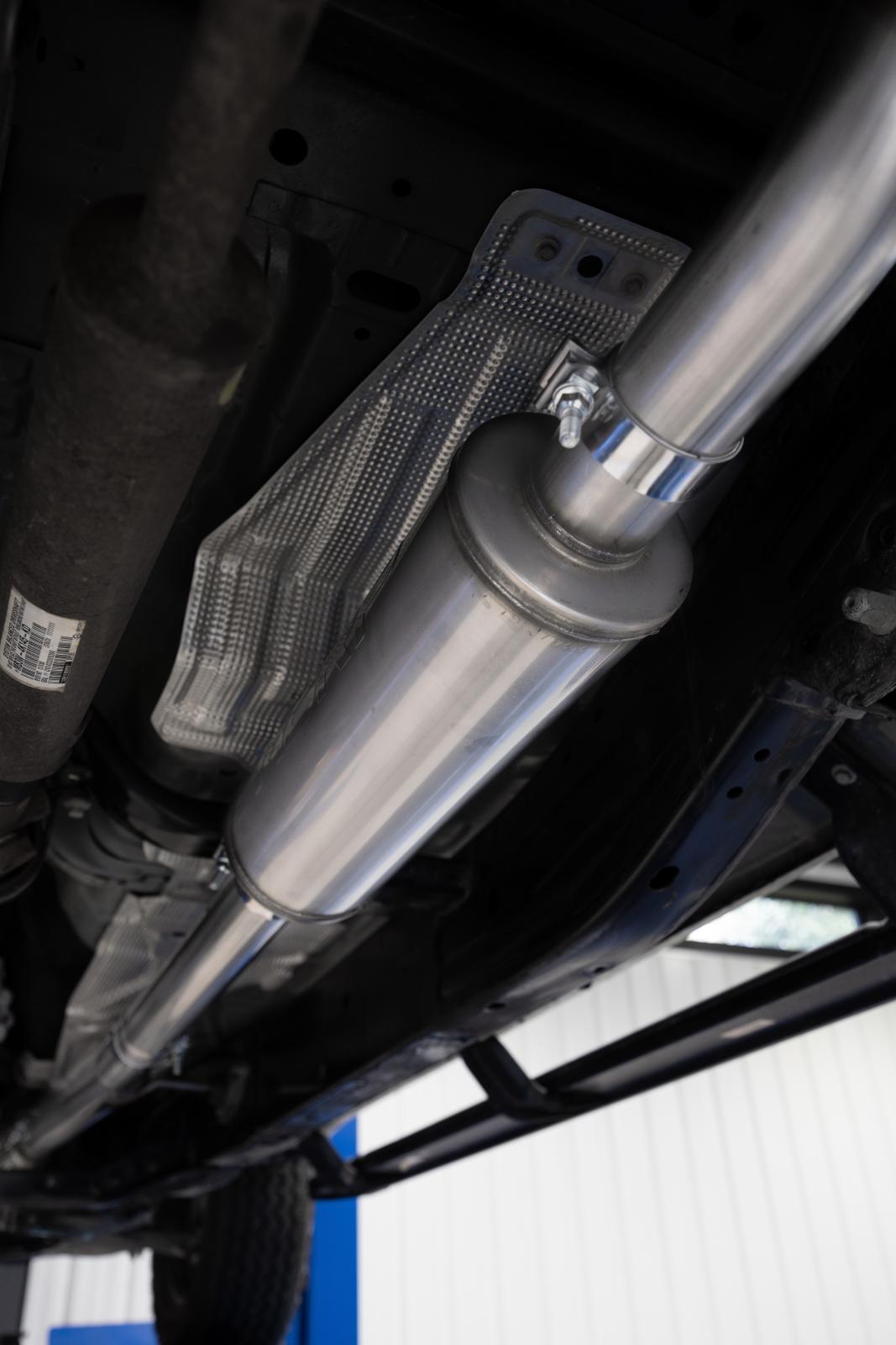 2024-Up Ford Ranger 2.3L Ecoboost Armor Pro T304SS 3-Inch Cat-Back Single Side Exit with Polished Tip MBRP