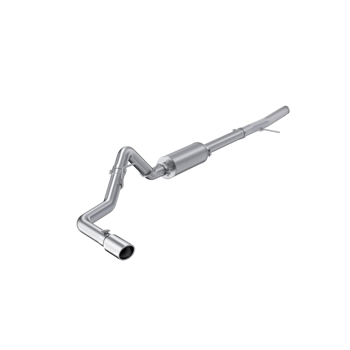 2024-Up Ford Ranger 2.3L Ecoboost Armor Lite Aluminized Steel 3-Inch Cat-Back Single Side Exit with Polished Tip MBRP