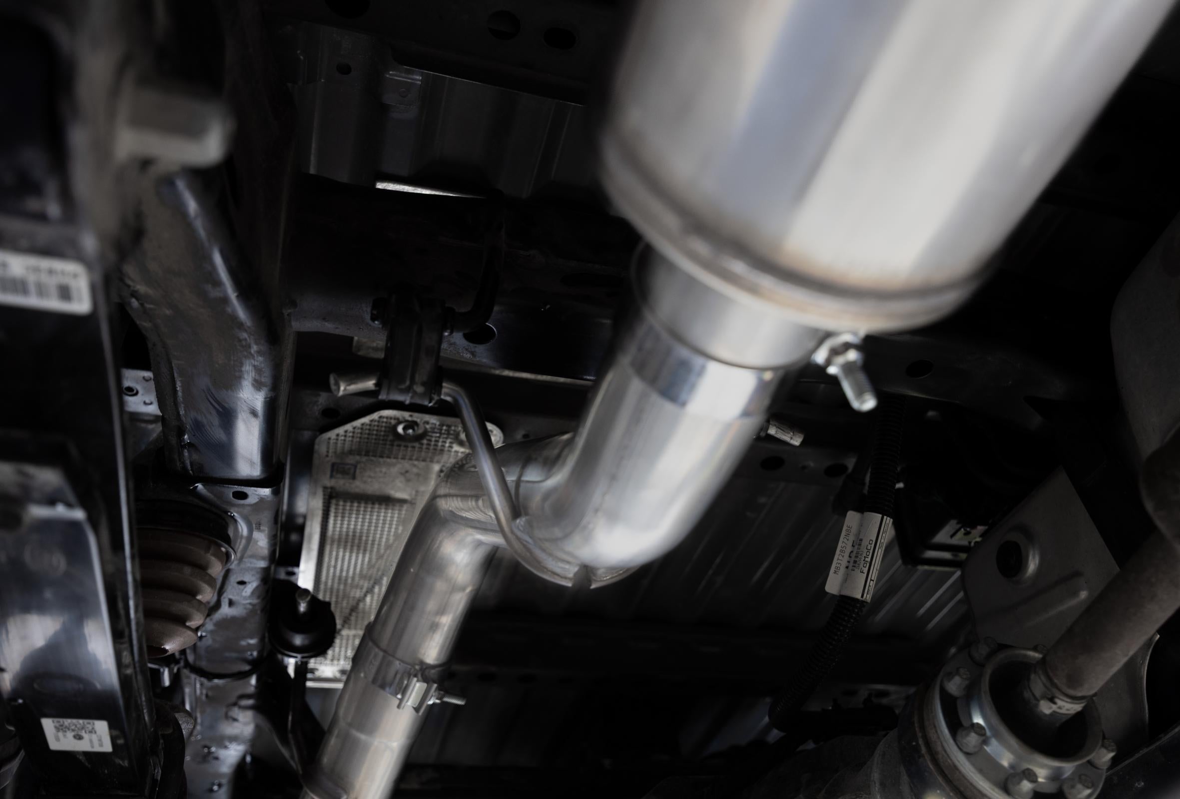 2024-Up Ford Ranger 2.3L Ecoboost Armor Lite Aluminized Steel 3-Inch Cat-Back Single Side Exit with Polished Tip MBRP