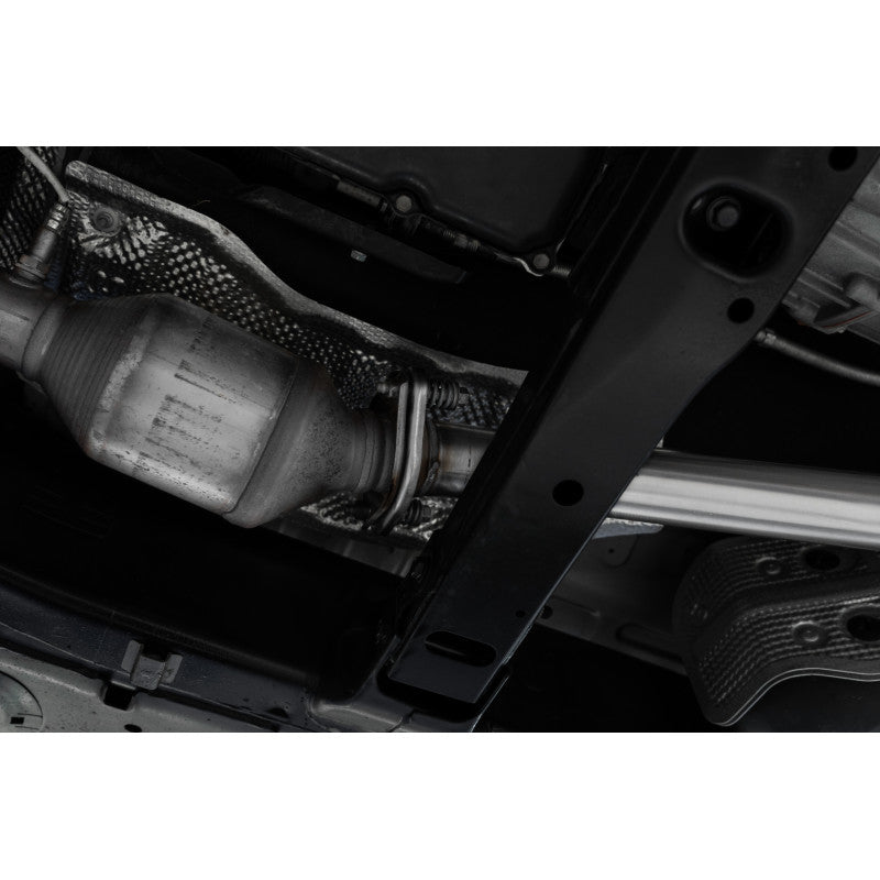 2022-Up Toyota Tundra 3.5L T304 Stainless Steel 2.5 Inch Dual Cat-Back Single Side Exit MBRP 