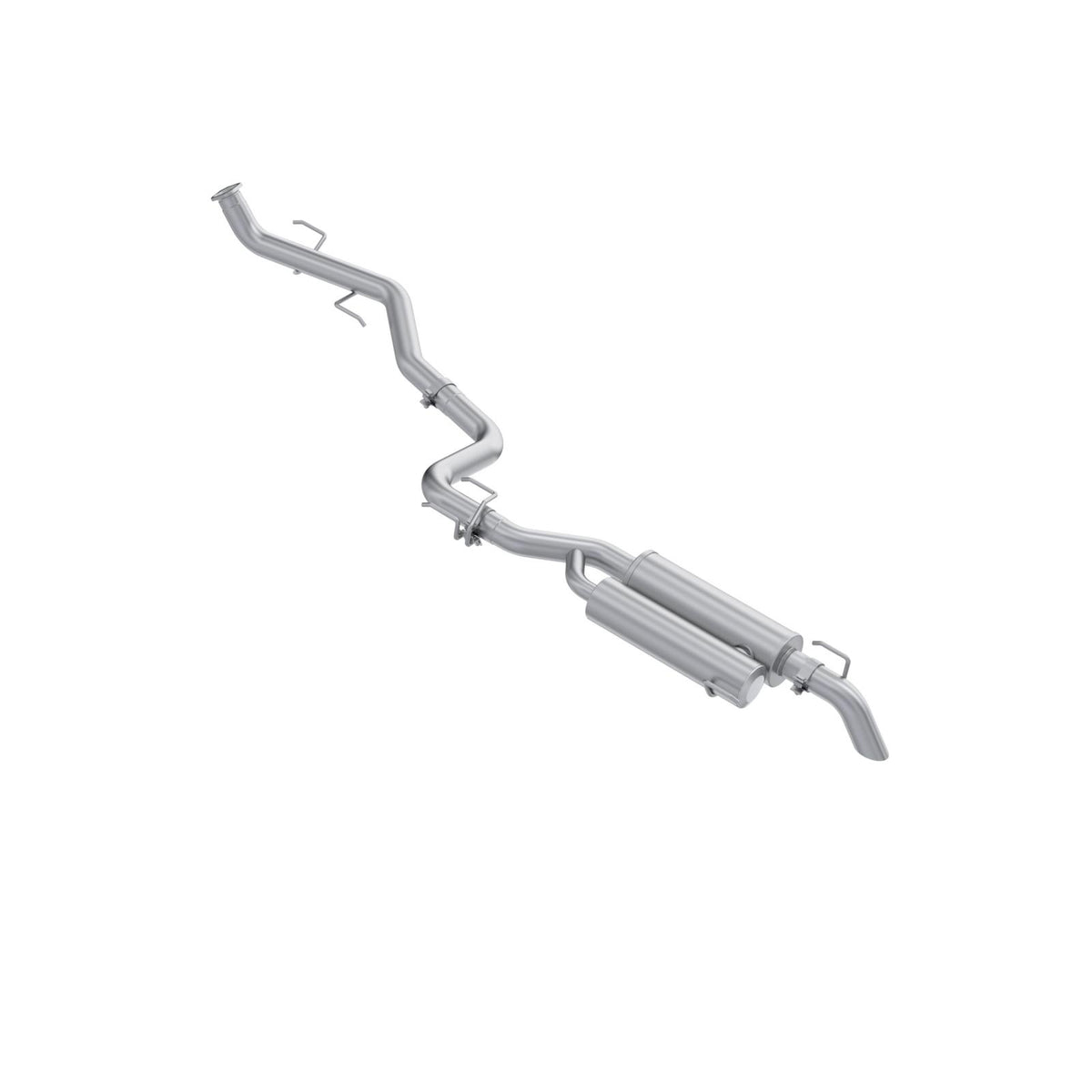 2024-Up Toyota Tacoma 2.4L Armor Pro 3-Inch Cat-Back Pre-Axle Turn Down, MBRP