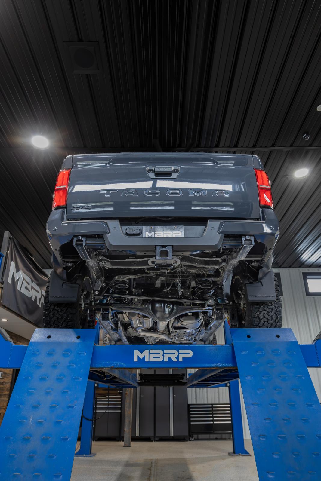2024-Up Toyota Tacoma 2.4L Armor Pro 3-Inch Cat-Back Pre-Axle Turn Down, MBRP