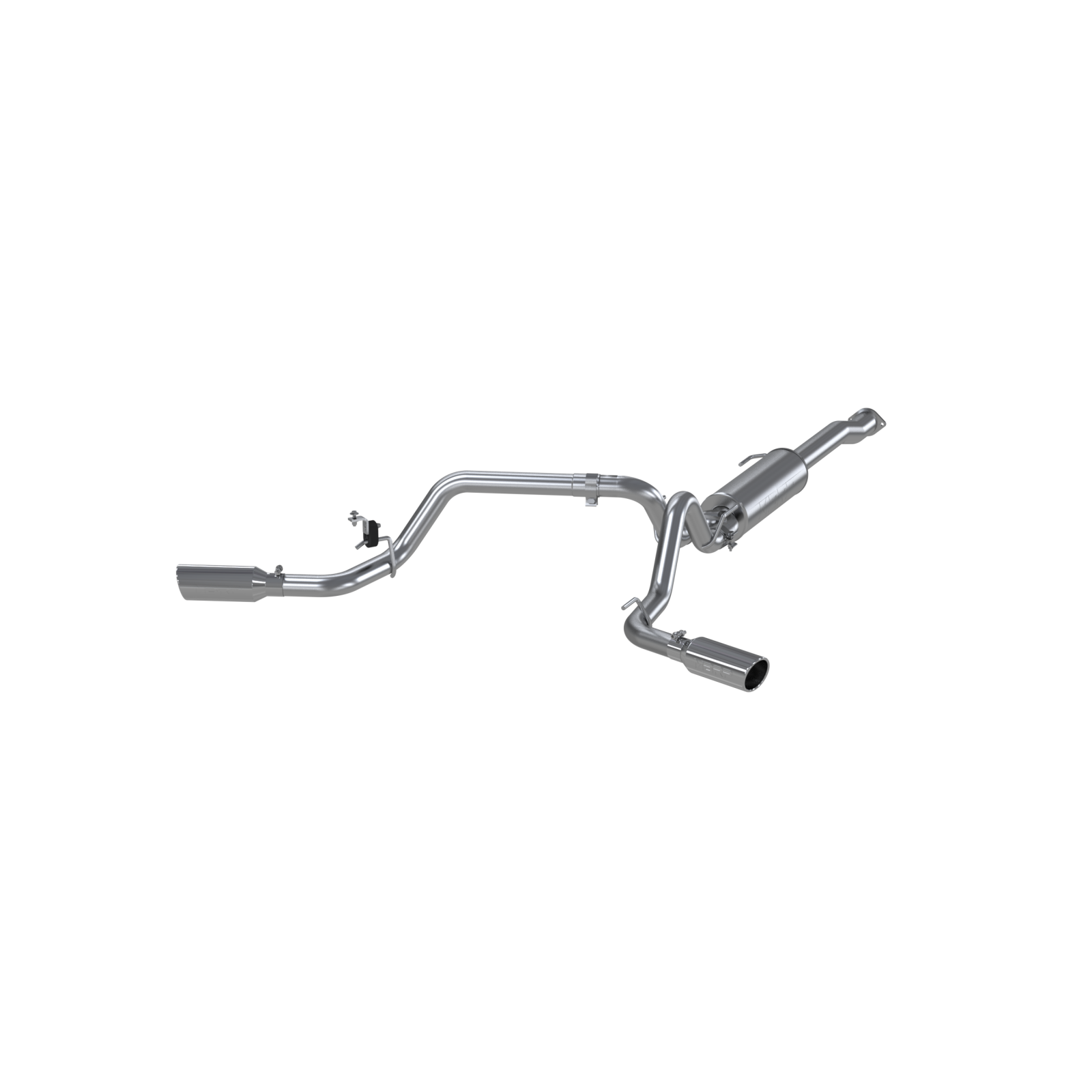 Toyota 3 Inch Cat Back Exhaust System For 16-23 Toyota Tacoma 3.5L Dual Split Side Armor Lite MBRP