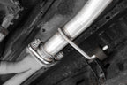 04-24 Toyota 4Runner 11-16 Toyota Land Cruiser Prado Armor Lite Aluminized Steel 2.5 Inch Cat-Back High Clearance Turn Down Single Rear Exit MBRP Exhaust System
