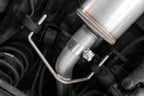 03-24 Toyota 4Runner 11-16 Toyota Land Cruiser Prado Armor Lite Aluminized Steel 2.5 Inch Cat-Back High Clearance Turn Down Single Rear Exit MBRP Exhaust System