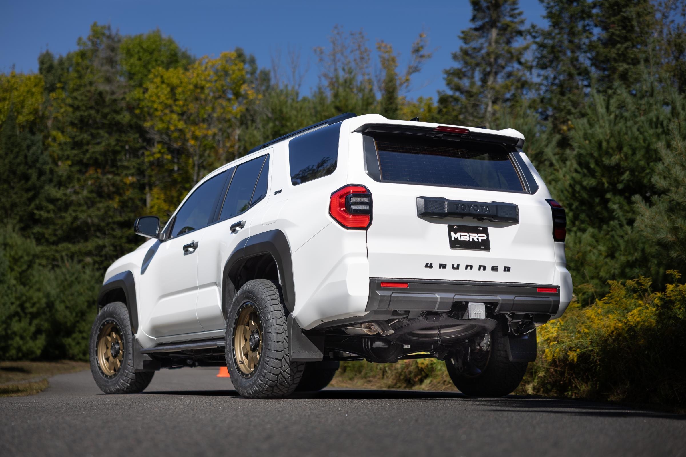 24-Present Toyota 4Runner, Armor Pro, Overland 3-Inch Cat-Back Single Rear, High-Clearance Turndown, MBRP