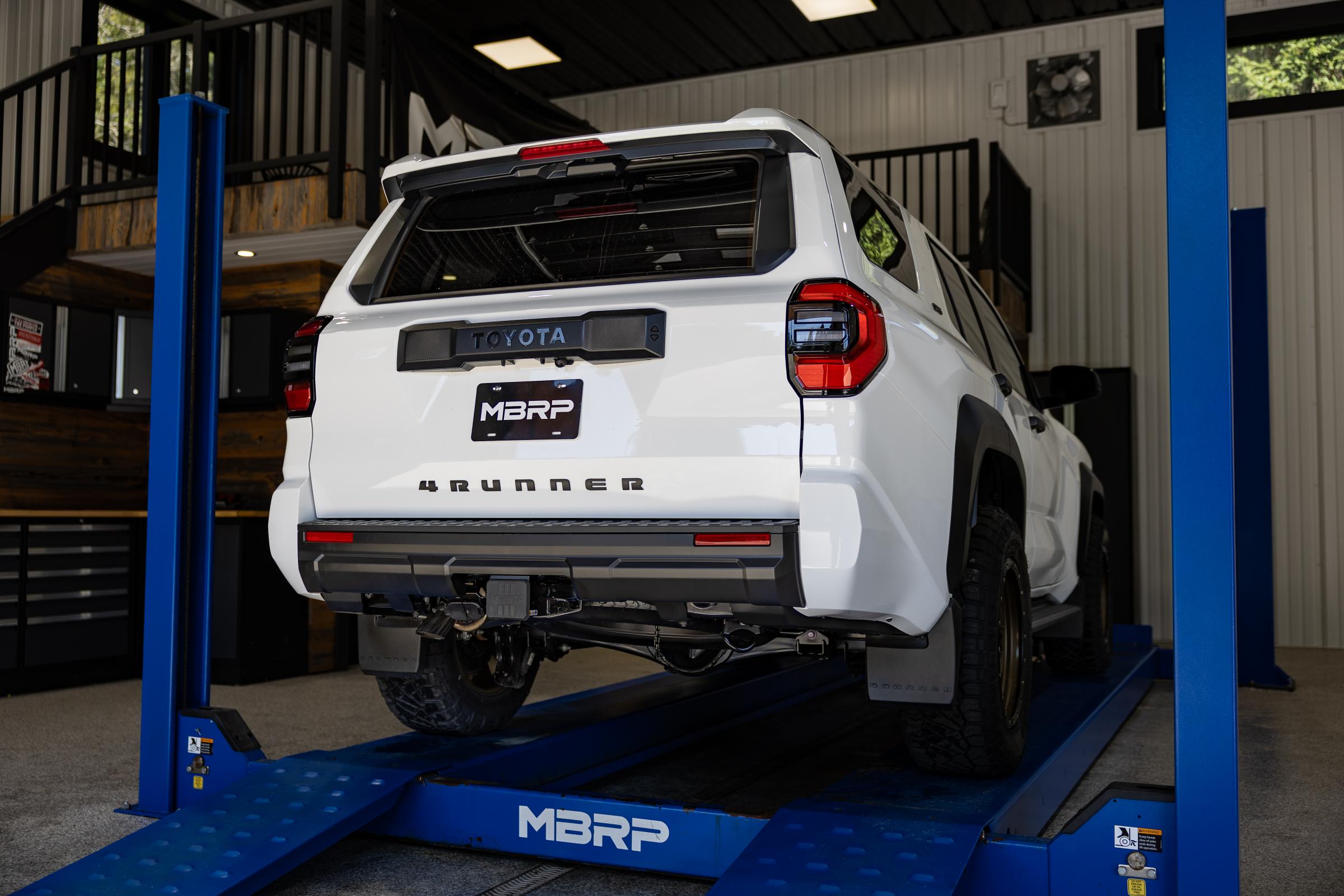 24-Present Toyota 4Runner, Armor Lite, Overland 3-Inch Cat-Back Single Rear, High-Clearance Turndown, MBRP