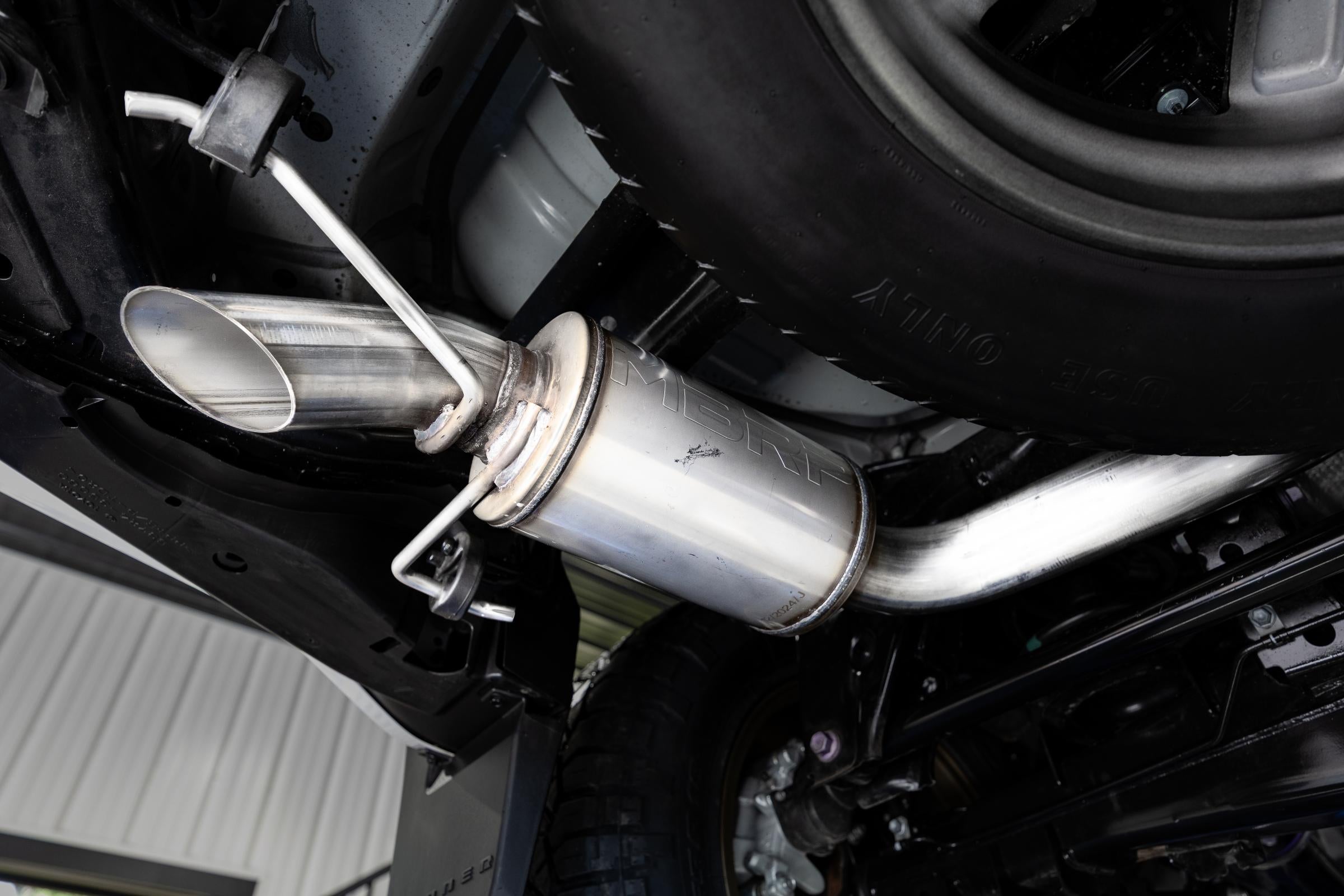 24-Present Toyota 4Runner, Armor Lite, Overland 3-Inch Cat-Back Single Rear, High-Clearance Turndown, MBRP