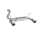 Jeep 2.5 Inch Axle Back Dual Rear Exit Armor Plus Series For 18-24 Wrangler JL 2/4 DR 3.6L MBRP